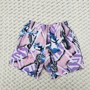 Vintage Coconuts Abstract Colorful Outdoor Swim Trunks Shorts